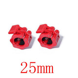 1 Pair 25mm 30mm Spinlock Collars Barbell Collar Lock Dumbell Clips Clamp Weight lifting Bar Gym Dumbbell Fitness Body Building