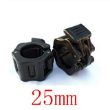 1 Pair 25mm 30mm Spinlock Collars Barbell Collar Lock Dumbell Clips Clamp Weight lifting Bar Gym Dumbbell Fitness Body Building