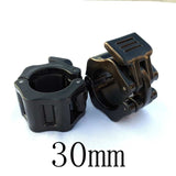 1 Pair 25mm 30mm Spinlock Collars Barbell Collar Lock Dumbell Clips Clamp Weight lifting Bar Gym Dumbbell Fitness Body Building