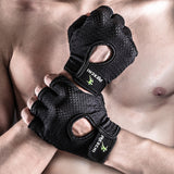Professional Gym Fitness Gloves Power Weight Lifting Women Men Crossfit Workout Bodybuilding Half Finger Hand Protector